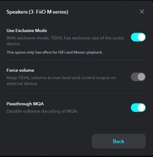 Tidal Windows 10 - all enabled for MQA support.JPG