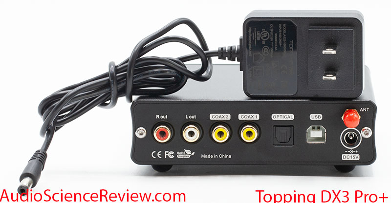Topping DX3 Pro+ Review Back Panel Bluetooth USB DAC Bluetooth Stereo.jpg