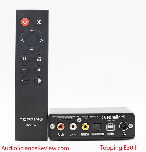 Topping E30II DAC review remote back panel stereo USB.jpg