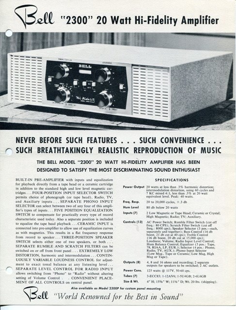Vintage Bell 2300 Amplifier - 3.jpg