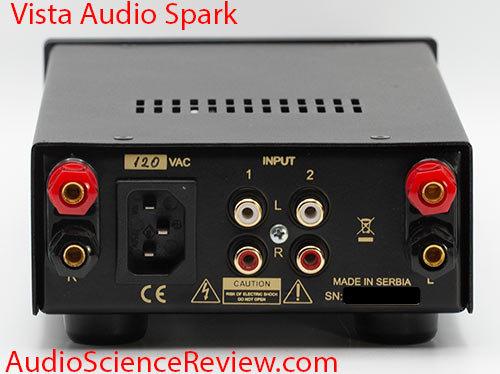 Vista Audio Spark Review Amplifier back panel.jpg