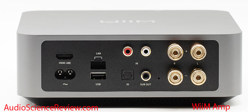 WiiM Amp Smart multi-room stereo amplifier streaming HDMI ARC back panel review.jpg