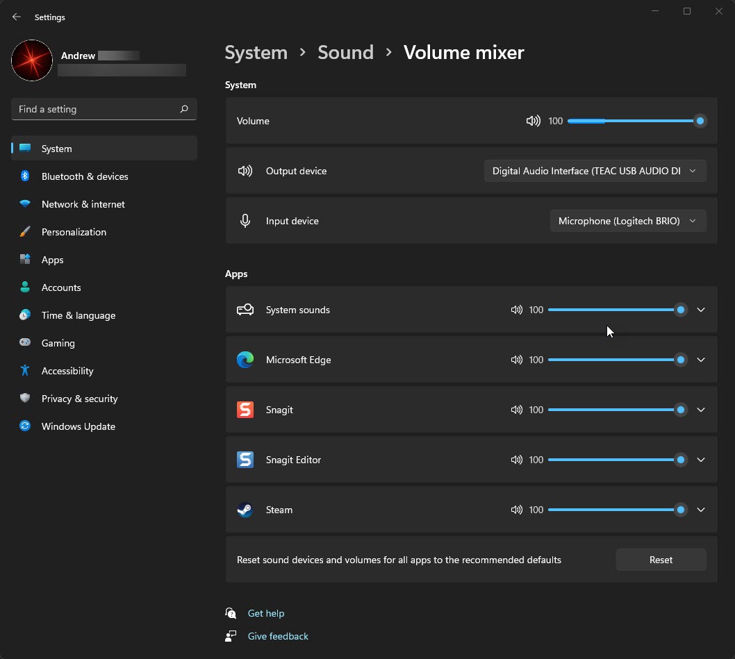 Windows 11 Volume Mixer with ASIO drivers shown.jpg